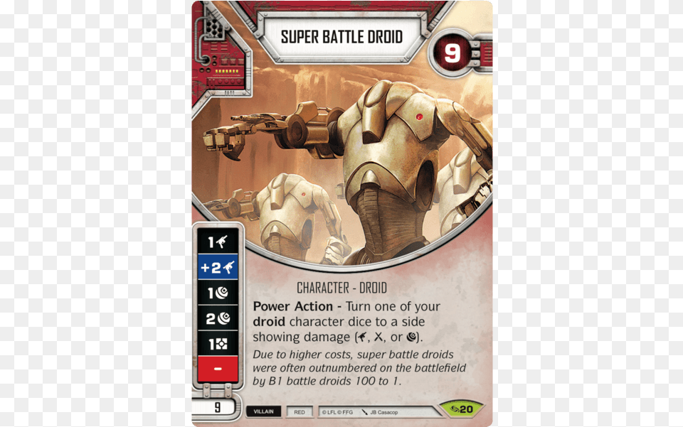 Super Battle Droid Star Wars Destiny Droid, Advertisement, Poster Free Png