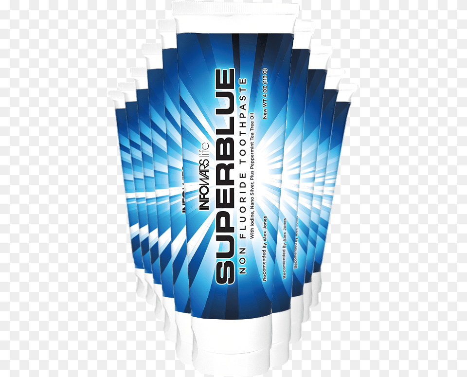 Super Blue Toothpaste, Text Free Transparent Png