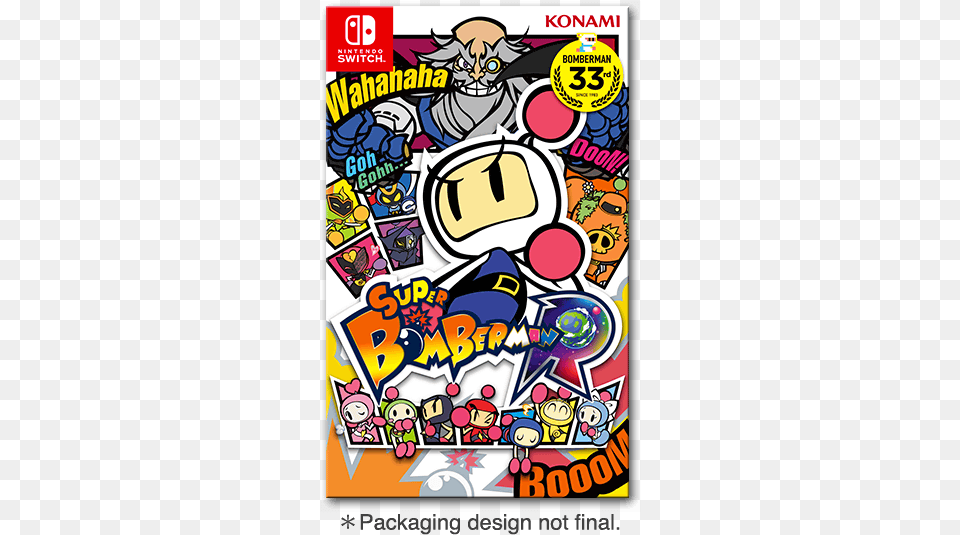 Super Bomberman Nintendo Switch Games, Book, Comics, Publication, Sticker Free Transparent Png