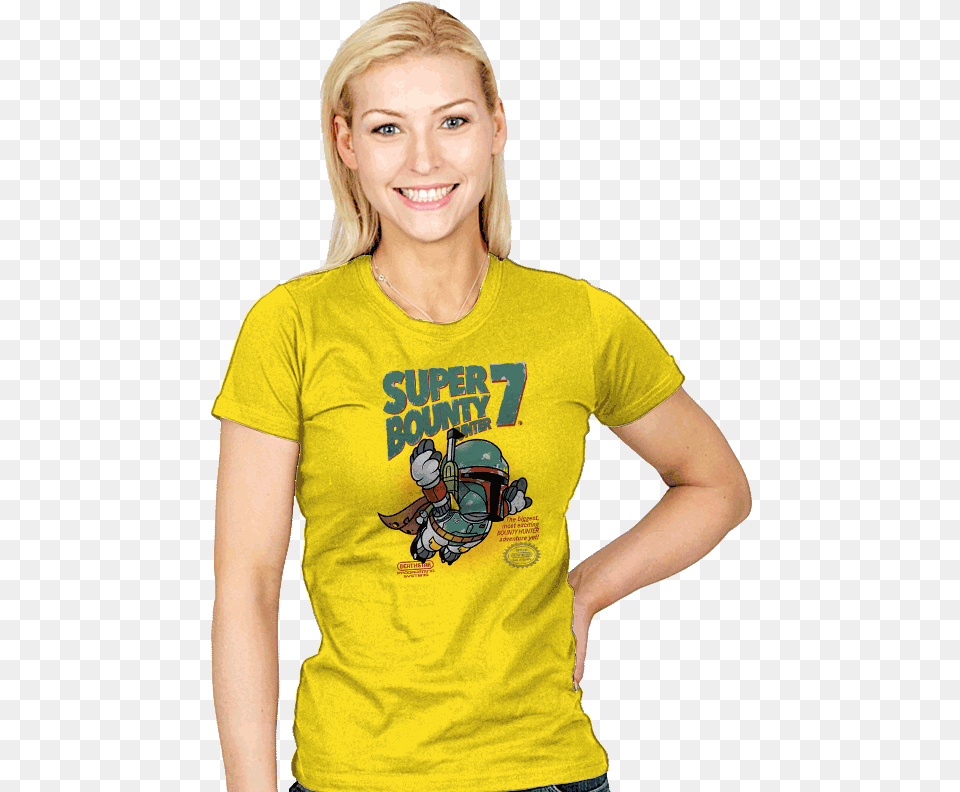 Super Bounty Hunter 7 Exclusive Womens T Shirt Playstation, Clothing, T-shirt, Adult, Female Png