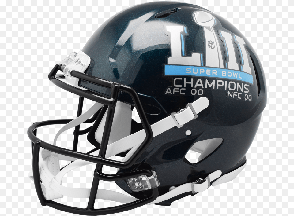 Super Bowl 52 Champions Eagles Speed Authentic Helmet Super Bowl Lii, American Football, Football, Football Helmet, Sport Free Transparent Png