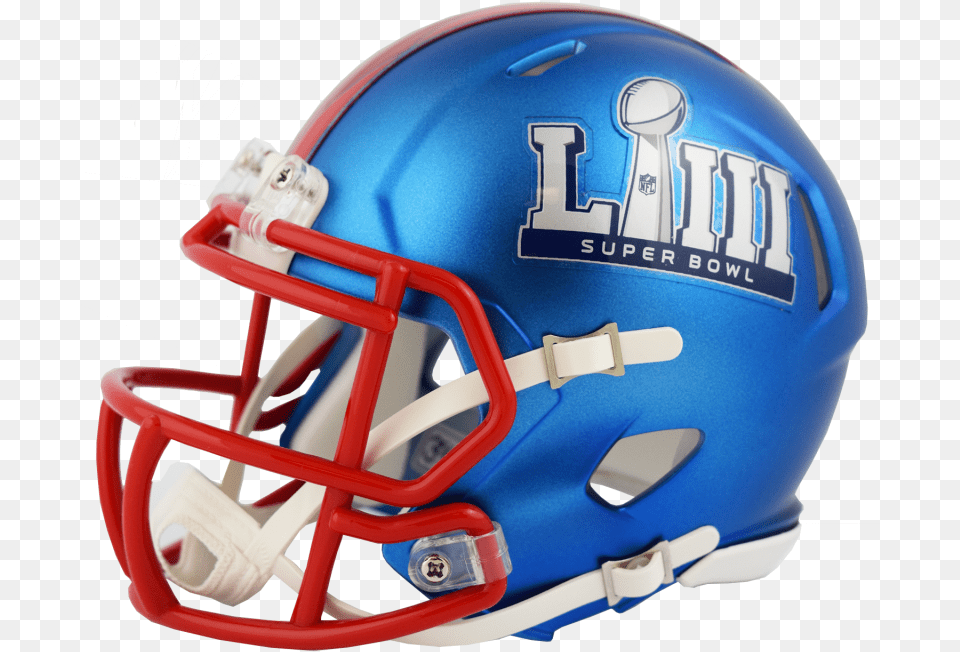 Super Bowl 53 Helmet Speed Authentic Mini By Riddell Football Helmet, American Football, Football Helmet, Sport, Person Png Image