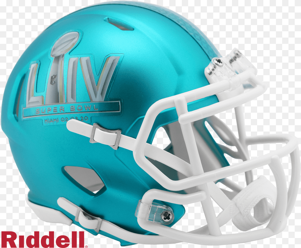 Super Bowl 54 Lvi Riddell Speed Mini Football Helmet Washington Redskins New Helmet, American Football, Football Helmet, Sport, Person Free Png