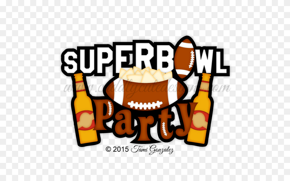 Super Bowl Party Title Goma Eva Super Bowl Party, Alcohol, Beer, Beverage, Dynamite Free Png Download