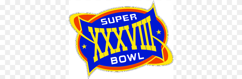 Super Bowl Super Bowl Xxxviii, Logo, Badge, Symbol, Sticker Free Png Download