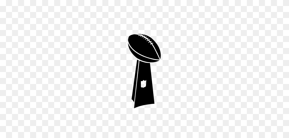 Super Bowl Trophy Icon Color Me Black White, Gray Free Png