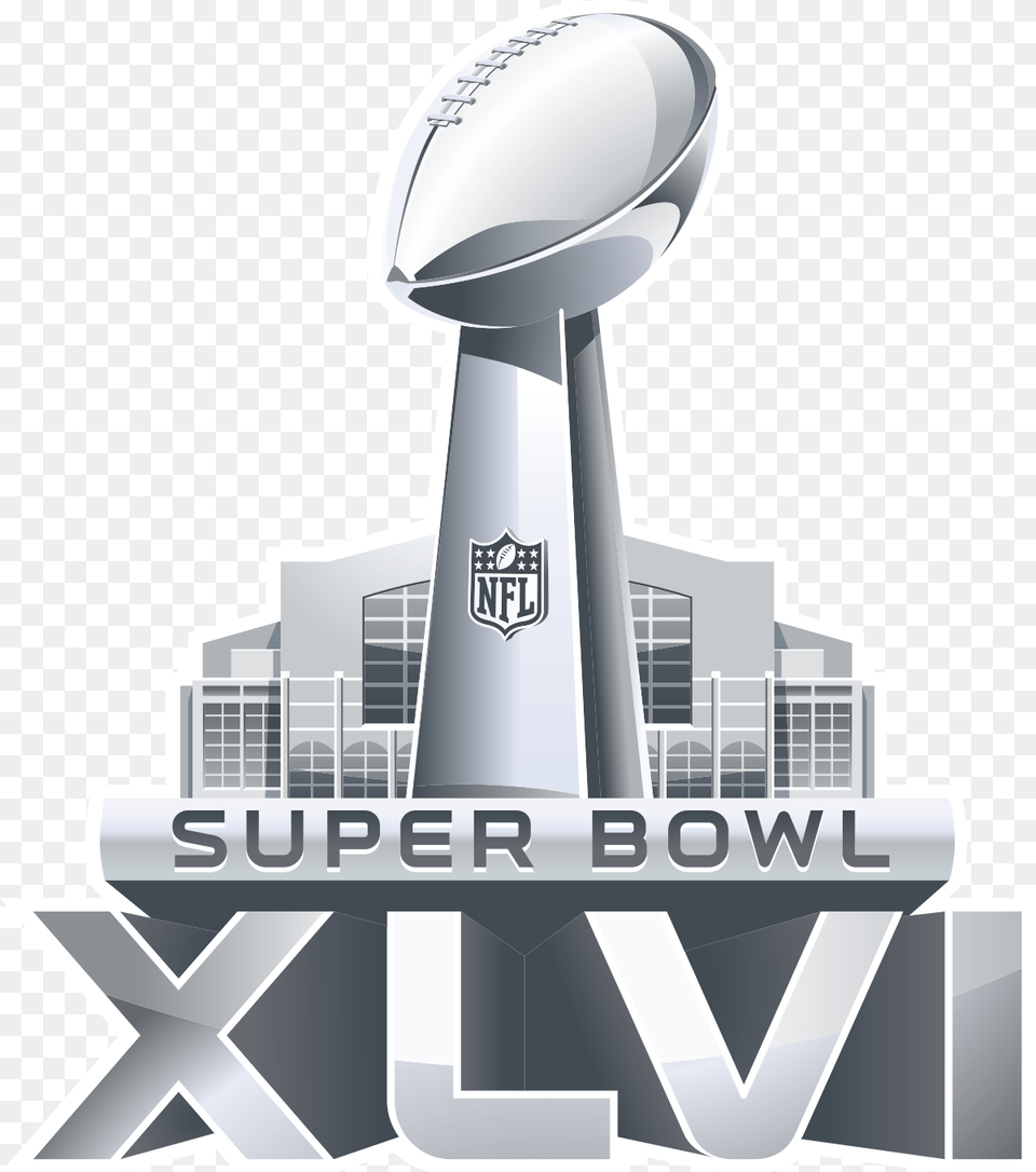 Super Bowl Xlvi Logo, Cutlery, Trophy Free Png Download