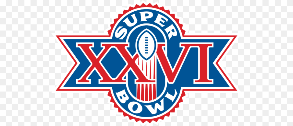 Super Bowl Xxvi Nfl Super Bowl Xxvi, Logo, Emblem, Symbol, Dynamite Free Png