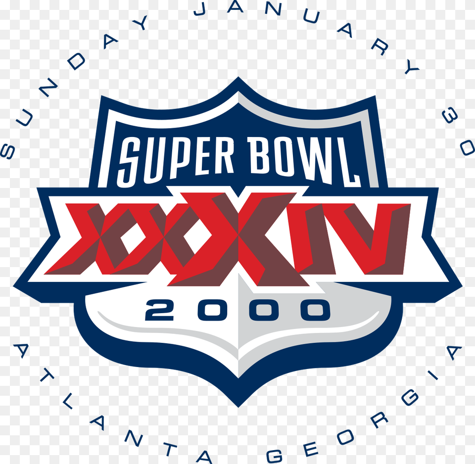 Super Bowl Xxxiv Logo, Emblem, Symbol Png