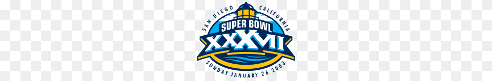 Super Bowl Xxxvii, Badge, Logo, Symbol, Emblem Free Png Download
