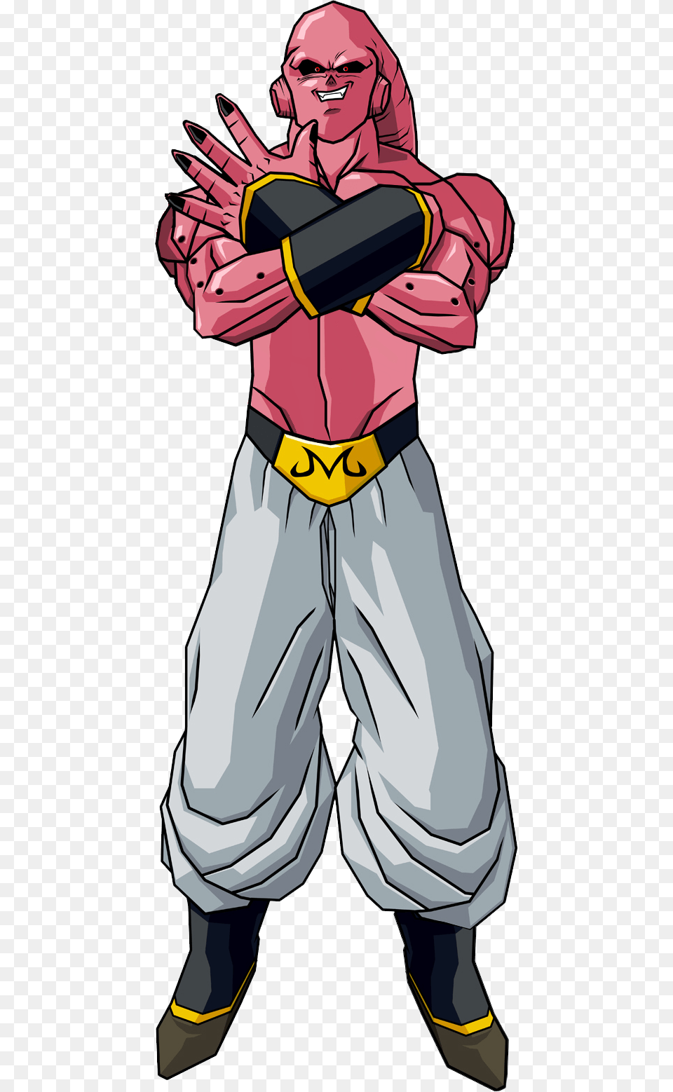 Super Buu Kid Buu Absorbed Download Super Buu Krillin Absorbed, Book, Comics, Publication, Person Free Png