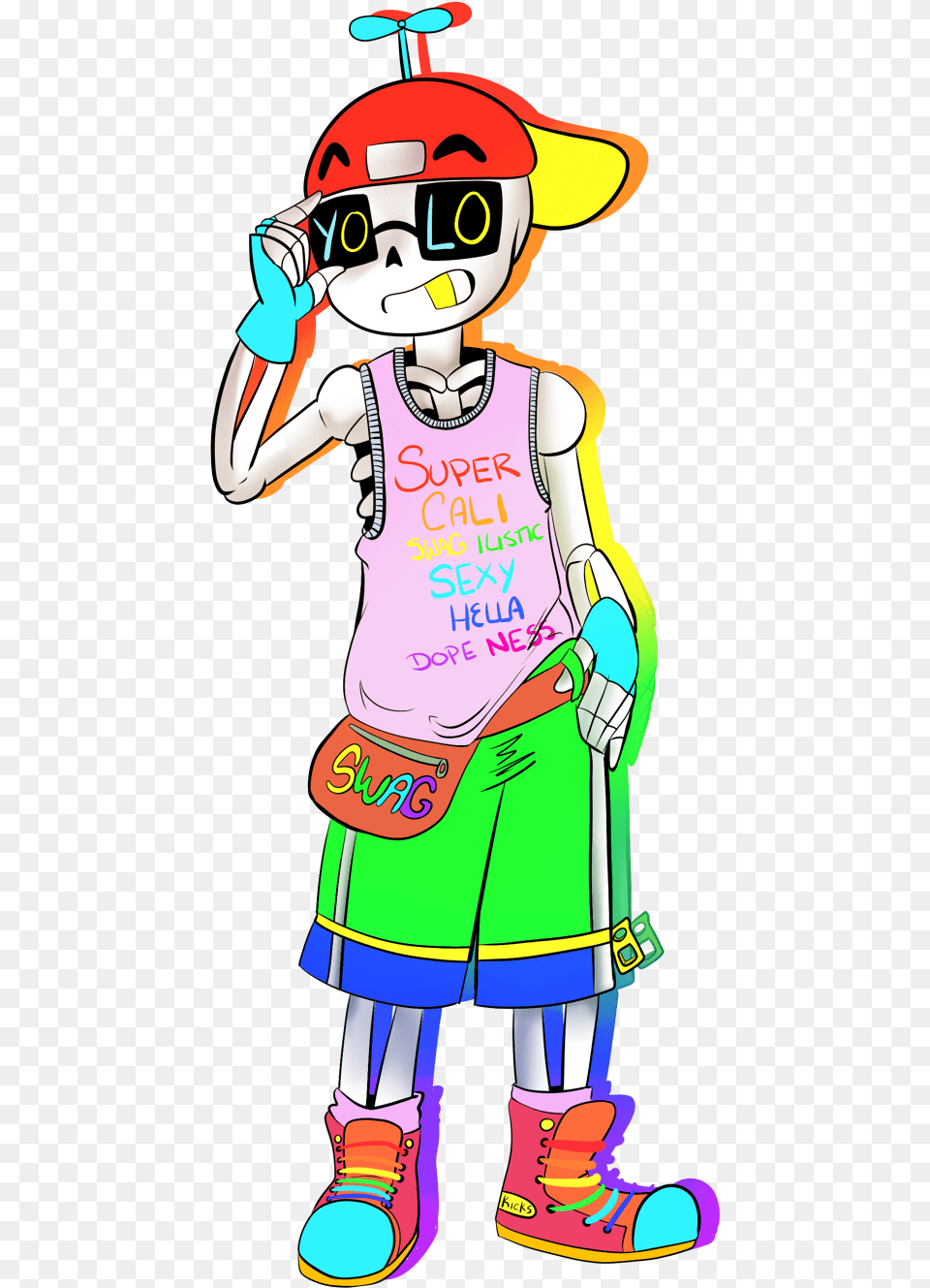 Super Cali Usno Sexy Hella Dope N Undertale Clothing Undertale Fresh Sans, Person, Cartoon, Face, Head Png Image