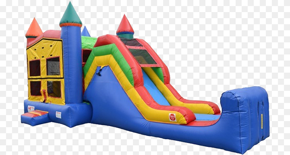 Super Castle Combo, Inflatable, Slide, Toy, Play Area Png Image