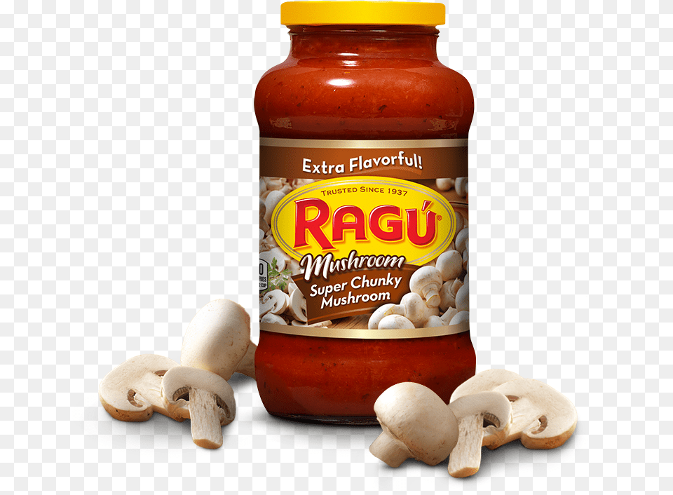 Super Chunky Mushroom Sauce Stroganoff Sauce In A Jar, Food, Ketchup, Fungus, Plant Free Transparent Png