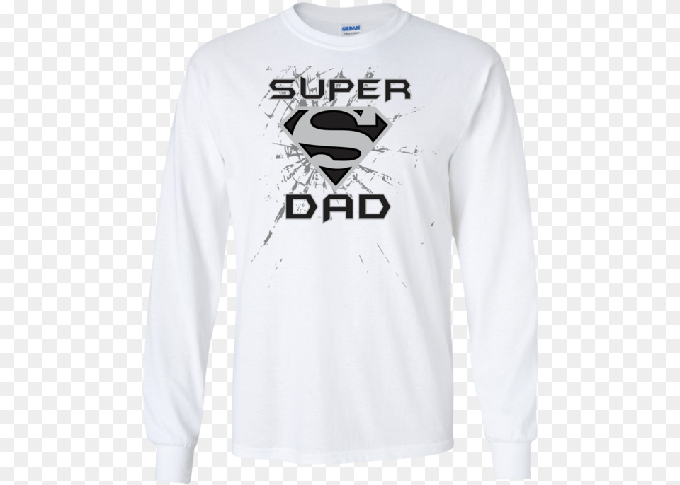 Super Dad Long Sleeve T Shirt Long Sleeved T Shirt, Clothing, Long Sleeve, T-shirt, Knitwear Png Image