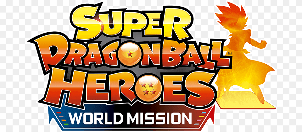 Super Dragon Ball Heroes World Mission Super Dragon Ball Heroes World Mission Logo, Dynamite, Weapon, Advertisement, Poster Png Image