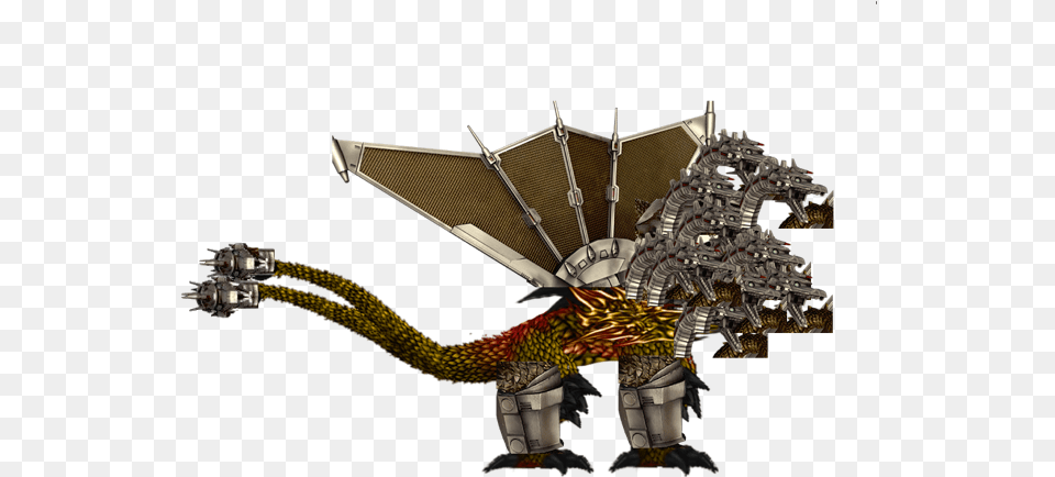 Super Dragon Hyper Kiezer Death Mecha Mecha King Ghidorah Png