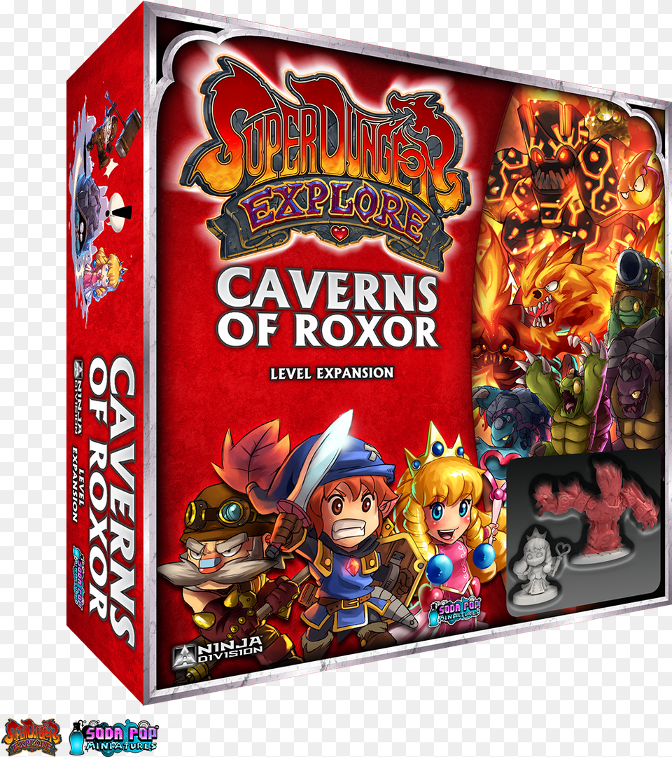 Super Dungeon Explore Caverns Of Roxor, Book, Comics, Publication, Baby Free Png Download