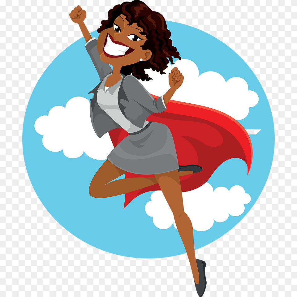 Super Duper Admin Super Business Woman, Book, Comics, Dancing, Leisure Activities Free Png