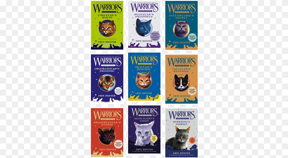 Super Editions Warriors Super Edition Crookedstar39s Promise Book, Publication, Animal, Cat, Mammal Free Transparent Png