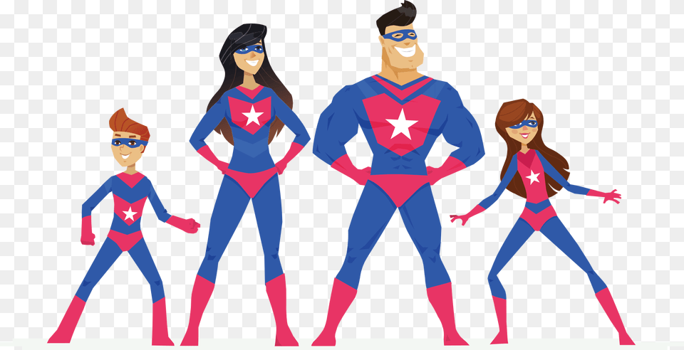 Super Family Cartoon, Adult, Publication, Person, Man Free Png