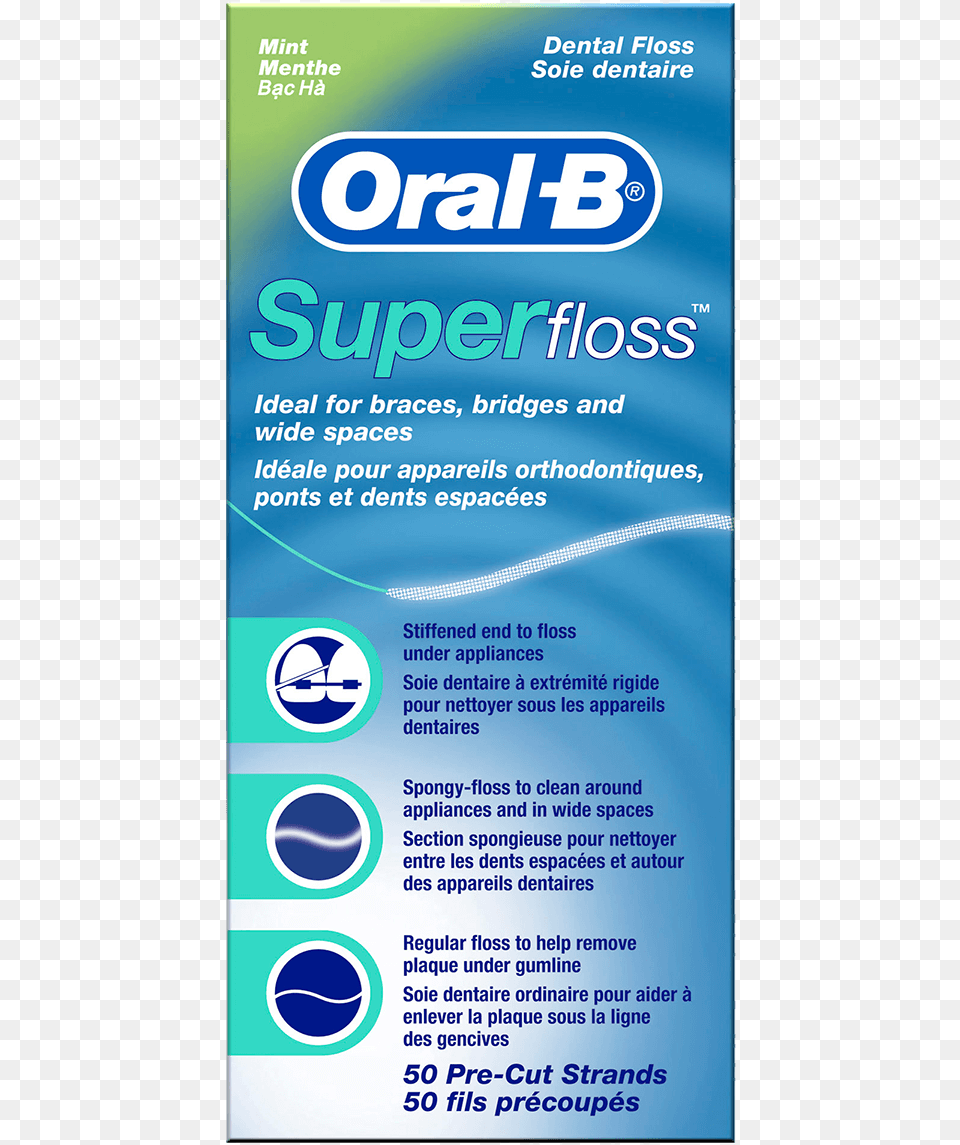 Super Floss Oral B, Advertisement, Poster Free Transparent Png