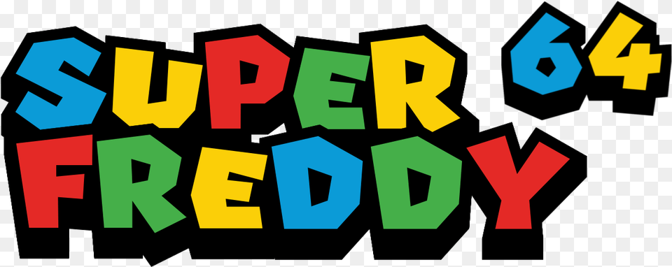 Super Freddy 64 Logo Fivenightsatfreddys Vertical, Text, Scoreboard, Art, Symbol Free Png