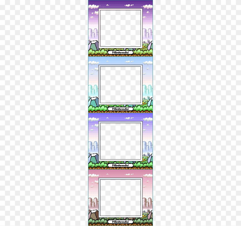 Super Game Boy Borders Cartoon, Electronics, Screen, Book, Comics Free Png Download