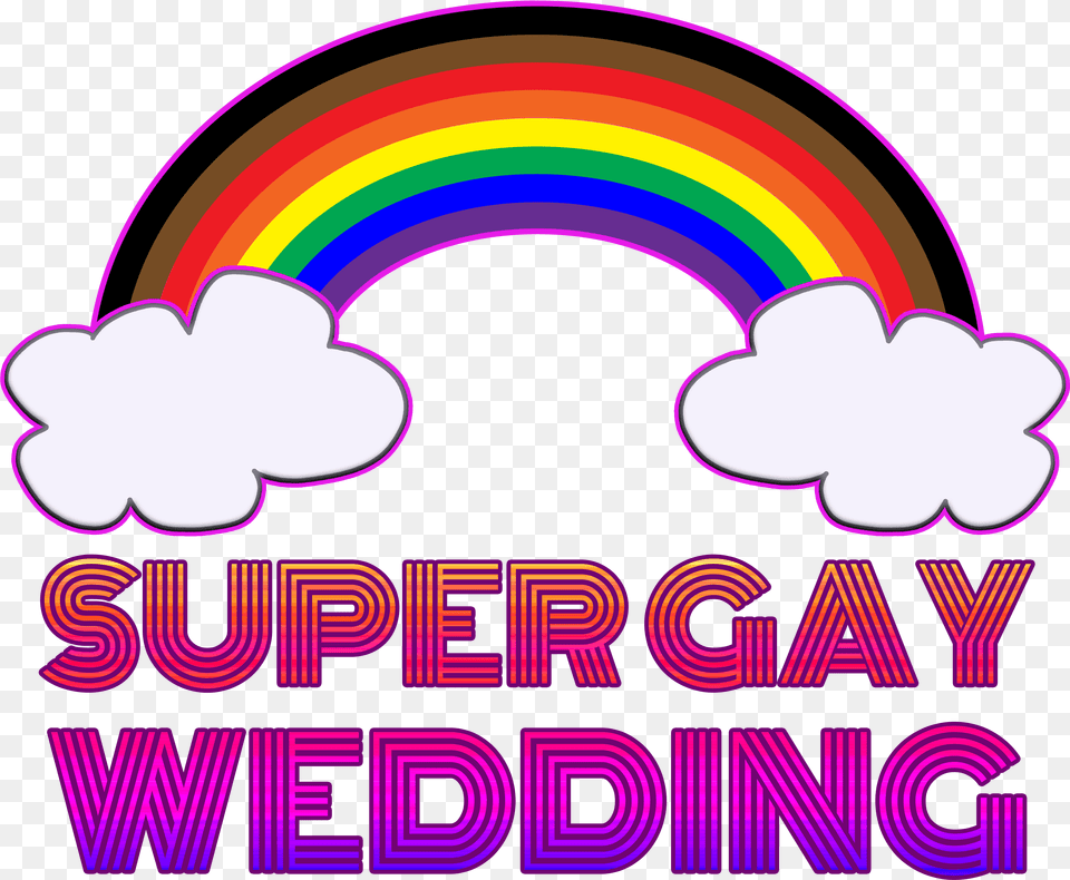 Super Gay Wedding, Purple, Light, Logo Free Png Download