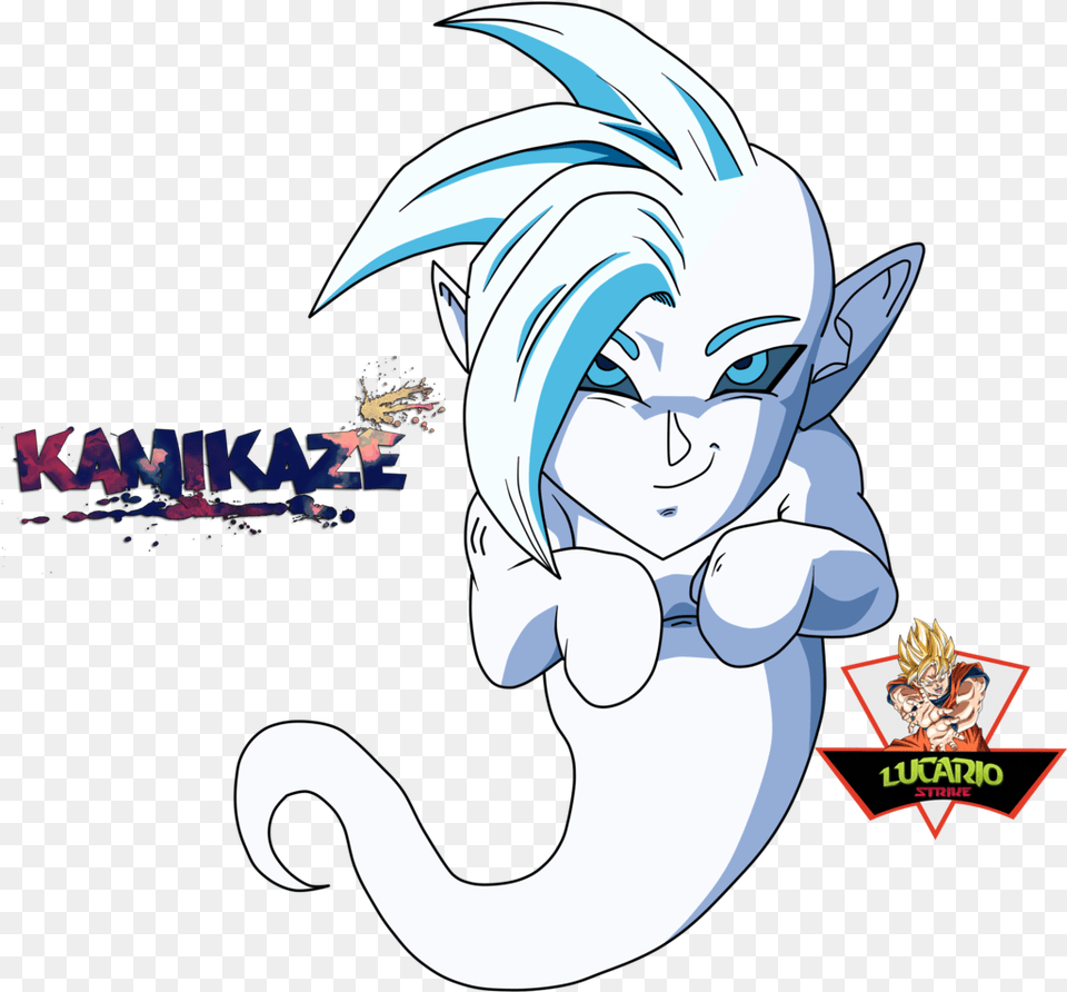 Super Ghost Kamikaze Attack Anime Goku Black Clipart Zamasu, Book, Comics, Publication, Baby Free Png