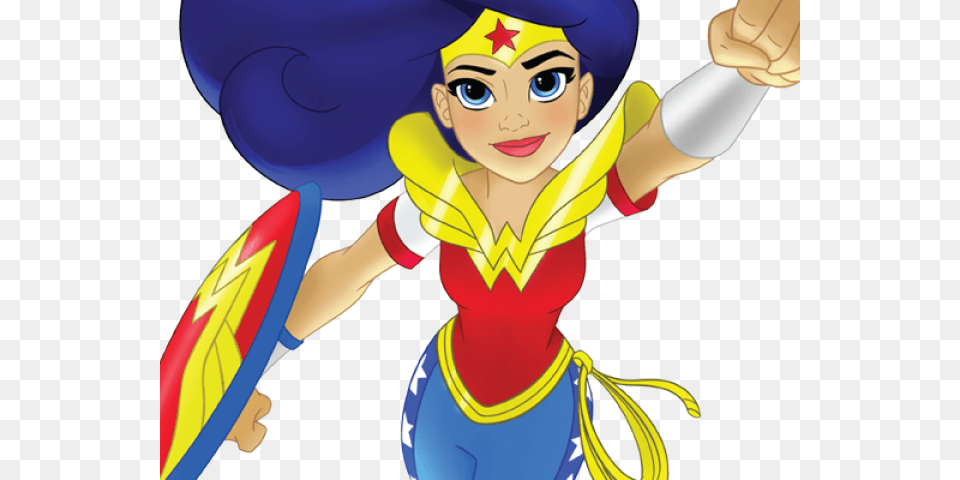 Super Girl Clipart Marvel Super Hero Dc Super Hero Girls Clipart, Baby, Book, Comics, Person Free Transparent Png