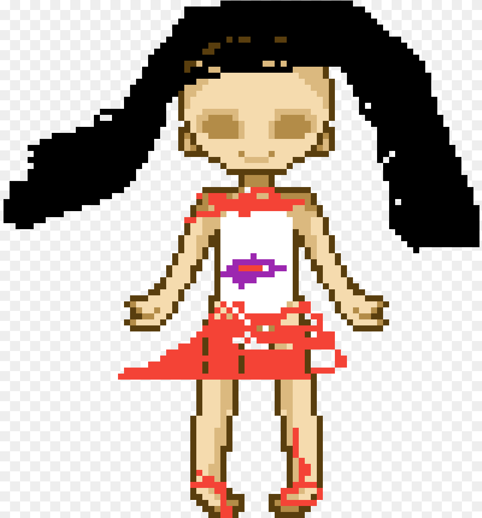 Super Girly Gamer Art Grid Minecraft Pixel Art, Doll, Toy, Person Free Png