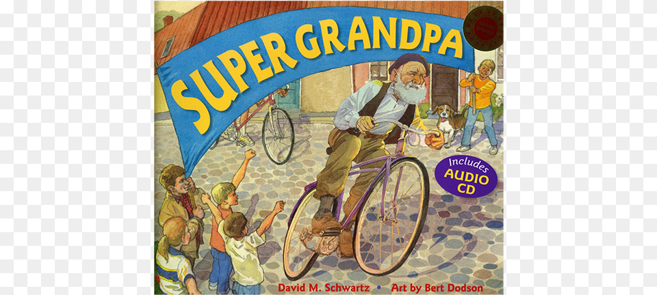 Super Grandpa Super Grandpa David Schwartz, Machine, Spoke, Publication, Poster Free Png