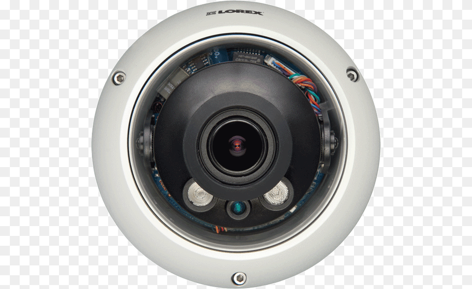 Super Hd Vandal Proof Outdoor Security Dome Camera Camera Lens, Electronics, Speaker Free Png