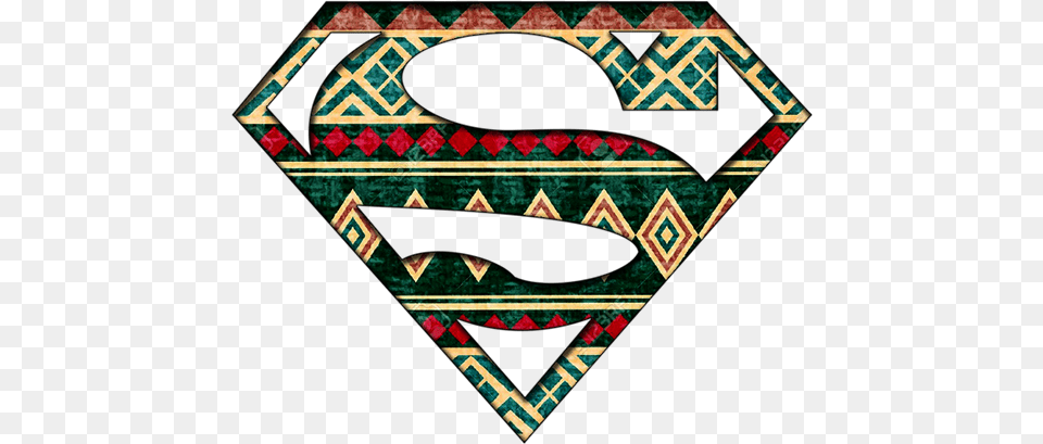 Super Hero African Pattern Superman Decal, Accessories, Home Decor Png
