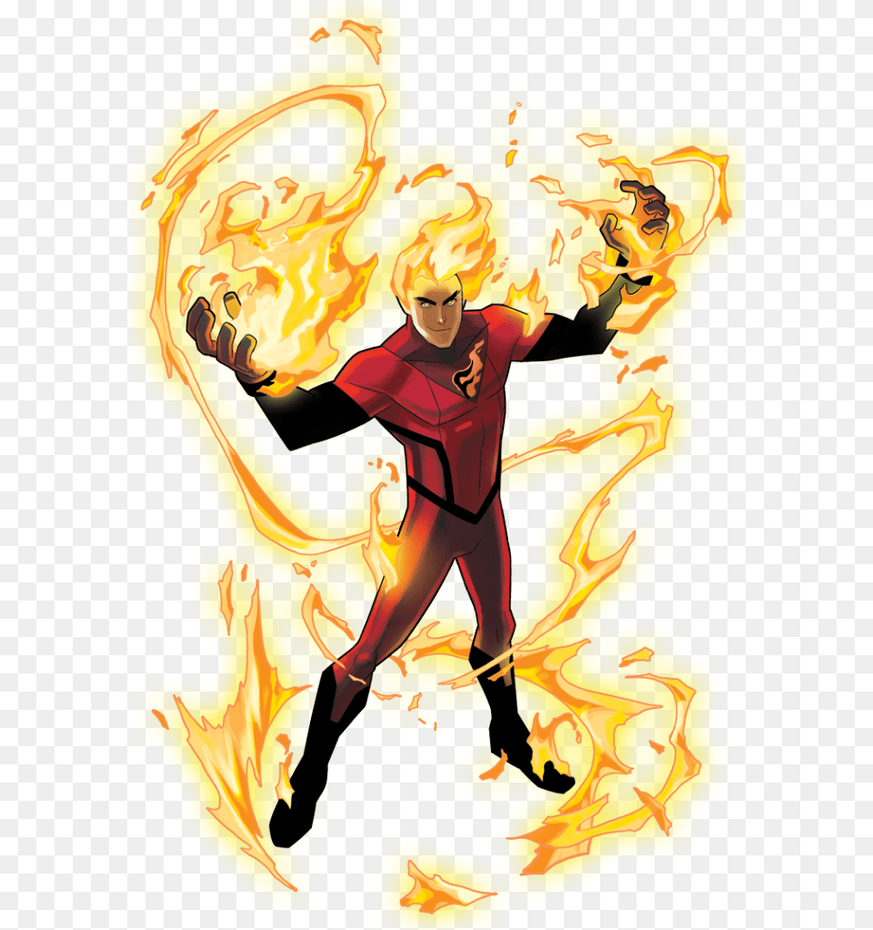 Super Hero Fire, Adult, Female, Person, Woman Free Png