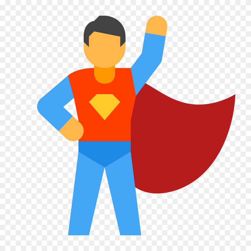 Super Hero Male, Cape, Clothing, Costume, Person Png