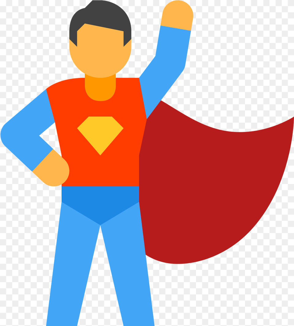 Super Hero Male Icon Icone Super Hero, Cape, Clothing, Costume, Person Free Png Download