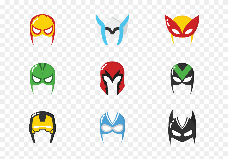 Super Hero Mask Vectors, Logo, Face, Head, Person Free Transparent Png