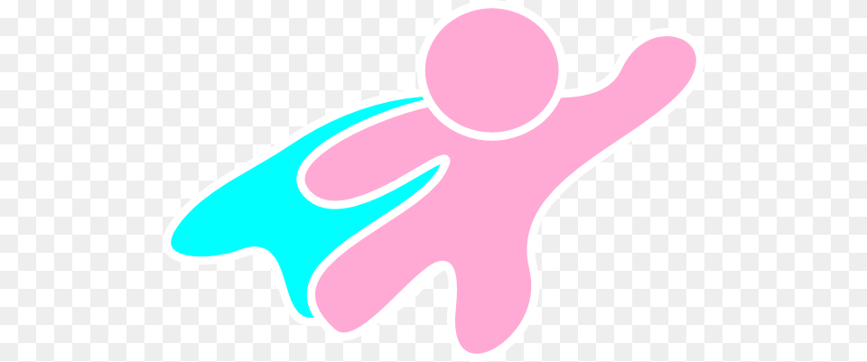Super Hero Pink And Blue Clip Arts, Clothing, Glove Png