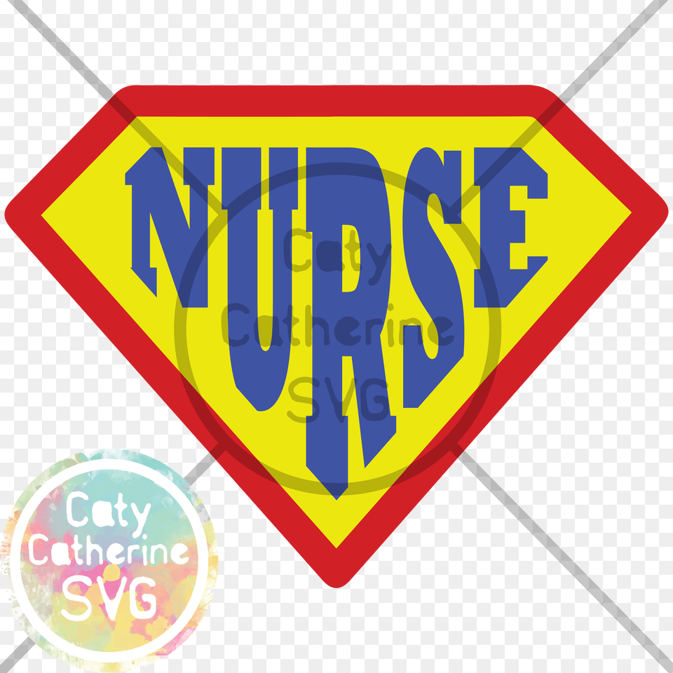 Super Hero Superman Nurse Nursing Svg Cut File Nursing, Sign, Symbol, Dynamite, Logo Free Png Download