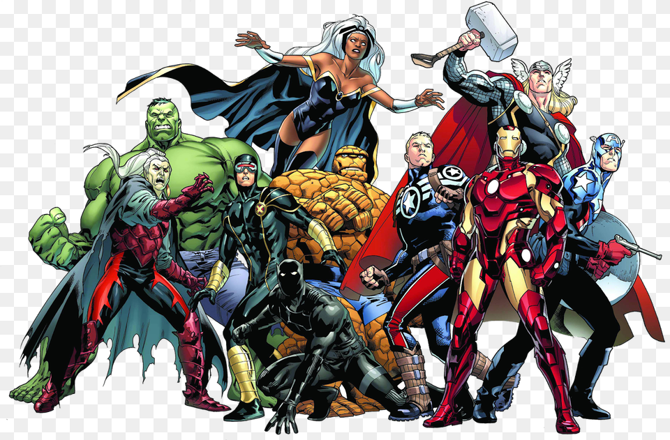 Super Heroes De Comics, Adult, Publication, Person, Woman Png Image