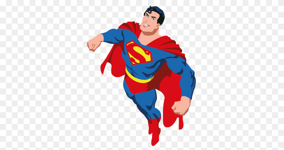 Super Heroes Superman, Cape, Clothing, Adult, Costume Free Png Download