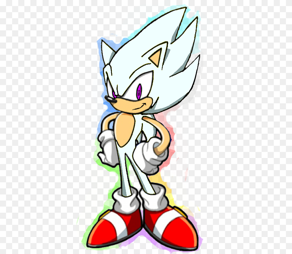 Super Hyper Sonic 3 Glow Dark Sonic Sonic X, Baby, Person, Cartoon, Book Png