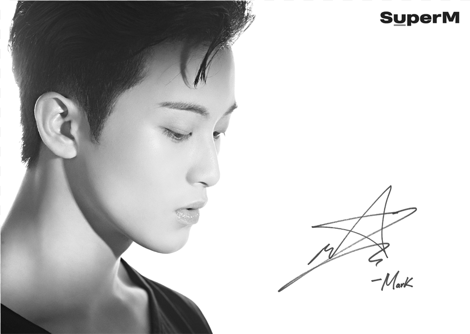 Super M Album Poster, Person, Text, Handwriting, Head Png