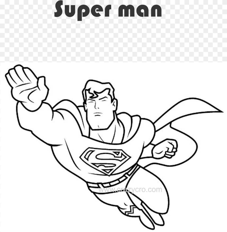 Super Man Coloring Pages Superheroes Colouring Pages, Baby, Person, Face, Head Free Png Download