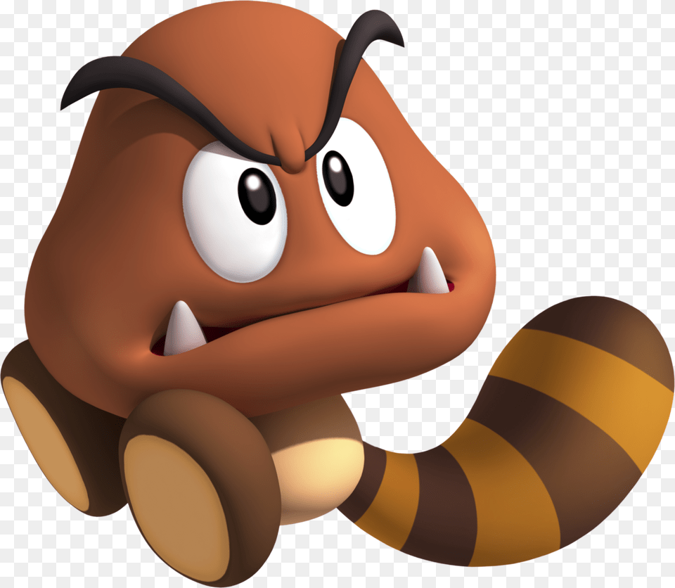 Super Mario 3d Land Goomba, Plush, Toy, Nature, Outdoors Png Image