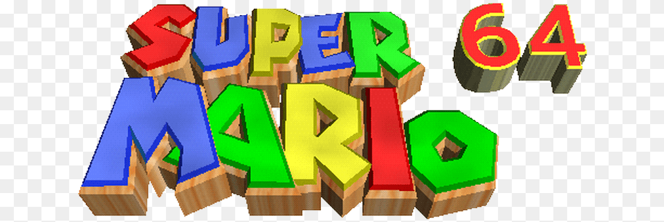 Super Mario 64 Logo 2 Image Super Mario 64 Logo, Wood Free Transparent Png