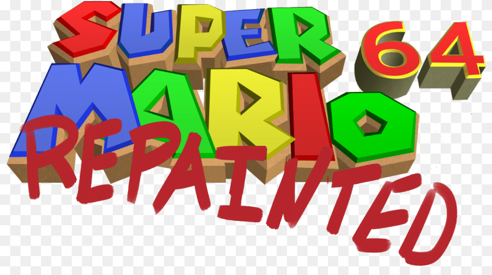 Super Mario 64 Repainted Is Happening In 20 Minutes Super Mario, Text Free Png Download