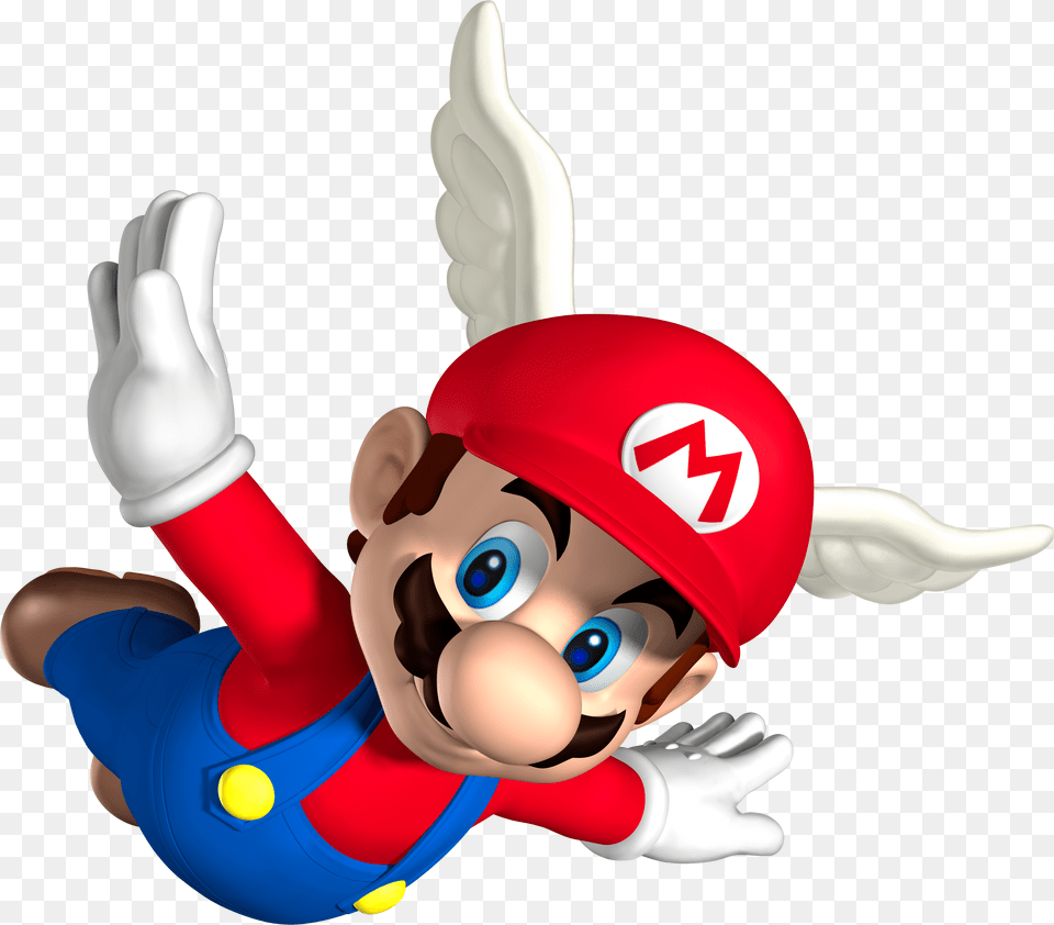 Super Mario 64 Wing Mario, Baby, Person, Game, Super Mario Free Transparent Png